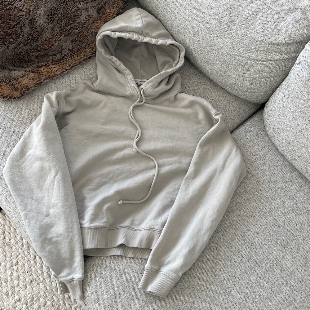 Good American crop sweatshirt